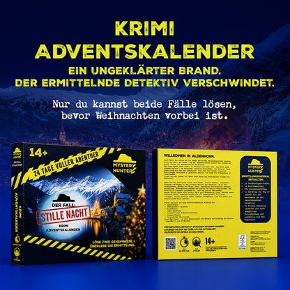 Mystery-Adventskalender 2026 – Brand im Alpendorf & Vermisster Detektiv
