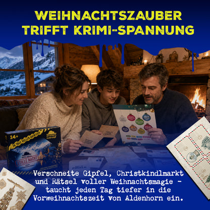 Mystery-Adventskalender 2026 – Brand im Alpendorf & Vermisster Detektiv